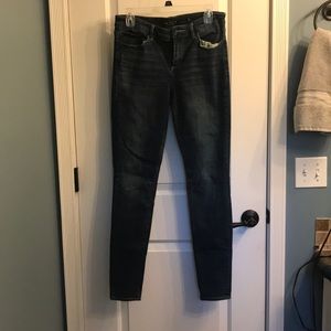 Lucky Brand Ava Skinny Dark Jeans
